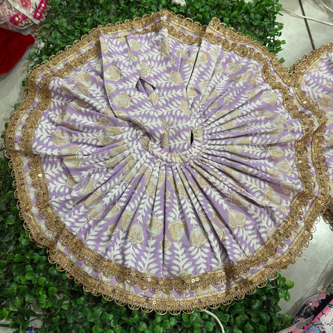 12 No. Laddu Gopal Cotton Dress with Astar