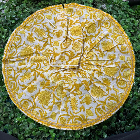 12 No. Laddu Gopal dress yellow white