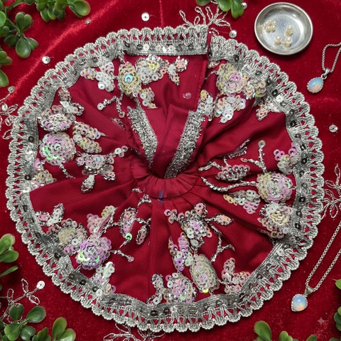 3,4 No laddu Gopal net fabric fancy dress
