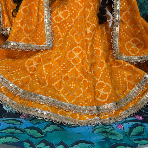15 Inch Yugal Sarkar Cotton Fabric Dress
