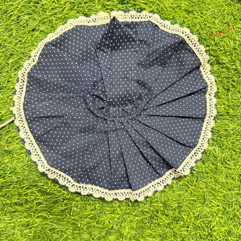 3,4 Number Laddu gopal dress neavy blue dotted