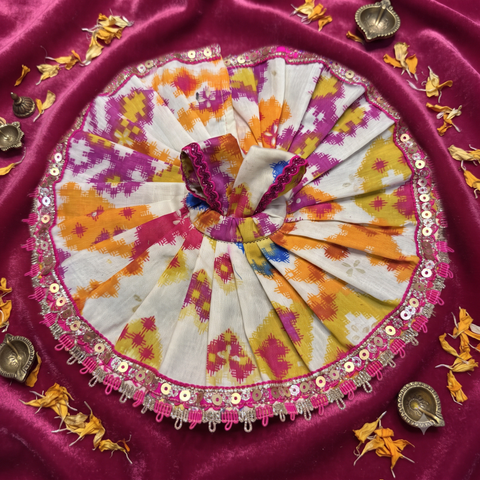 3,4 No laddu Gopal Cotton fancy Dress