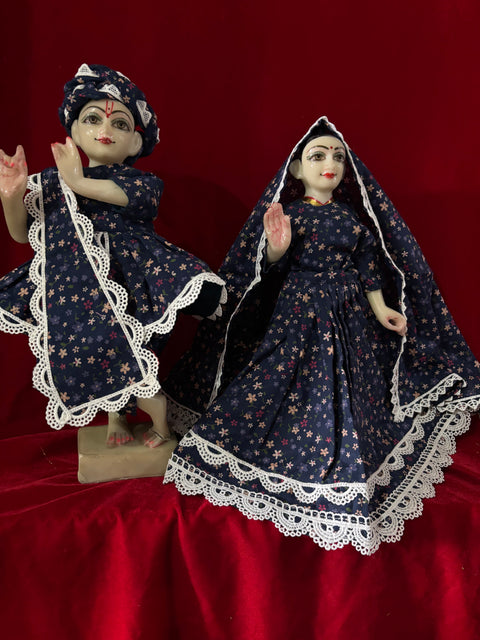 🌸12 inch yugal sarkar cotton dress