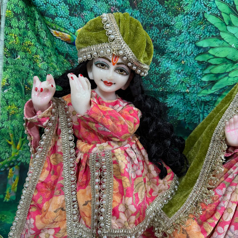 15 Inch Yugal Sarkar Velvet Dress