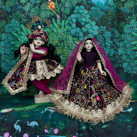 🌸 12 Inch Yugal Sarkar Heavy Dress Rajastani Poshak