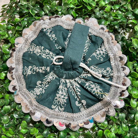 0,1,2 No Laddu Gopal dress Cotton gray silver