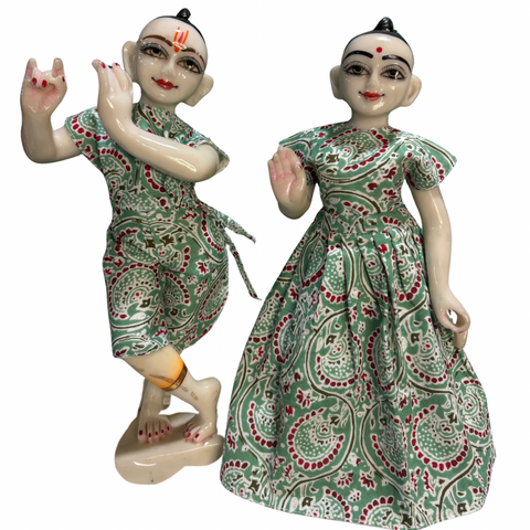 15 Inch Yugal Sarkar Cotton Night and Mangla Aarti Dress