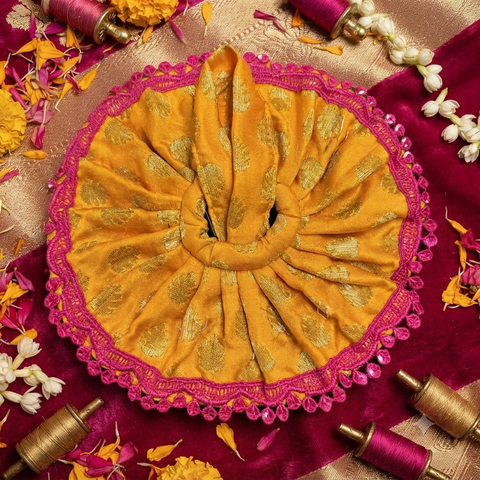 1,2No laddu dress bnarsi fabric