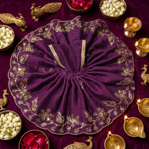 3,4 No laddu cursh fabric fancy dress