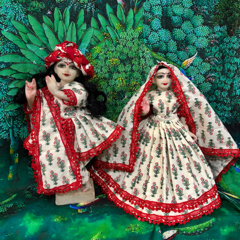 🌸12 inch yugal sarkar cotton dress