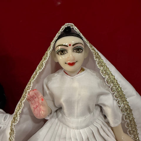 12 inch Yugal Sarkar Cotton Dress chikamkari