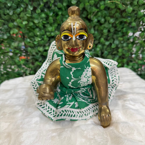 8 No. Dhoti Dress green