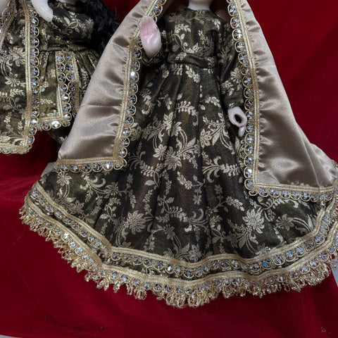 15 inch Yugal Sarkar Dress Banarasi fabric