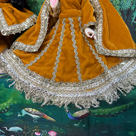 9 inch Yugal Sarkar Velvet Fabric Dress Skin