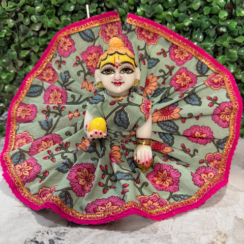 5,6 no. Laddu gopal dress pink