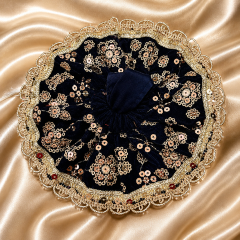 1,2 No laddu Gopal velvet dress