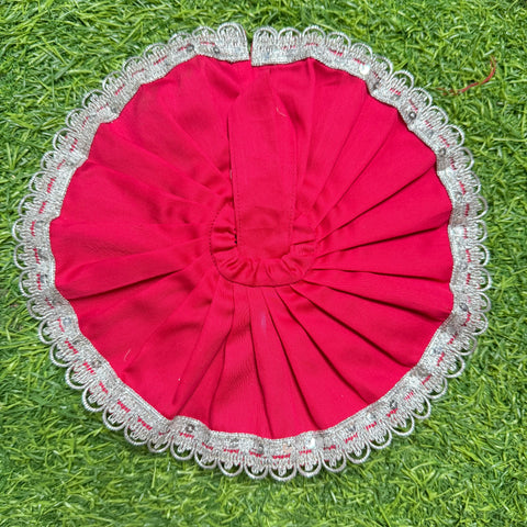 3,4 no. Laddu gopal dress Pink silver