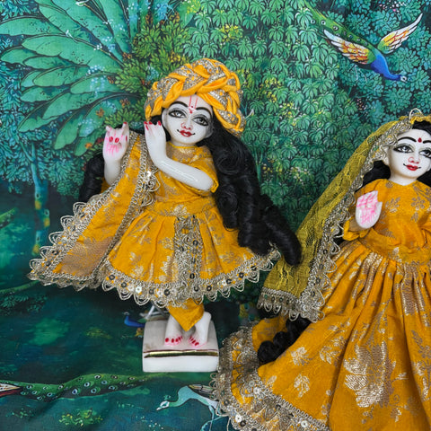 9 inch Yugal Sarkar Banarasi Fabric Dress