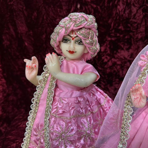12 Inch Yugal Sarkar Dress Baby Pink 8inch Lehanga