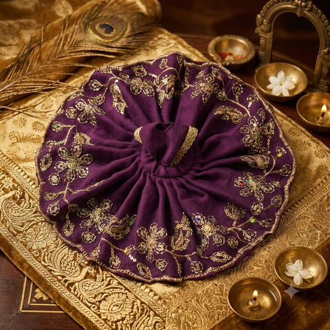 12 No laddu Gopal cursh fabric fancy dress