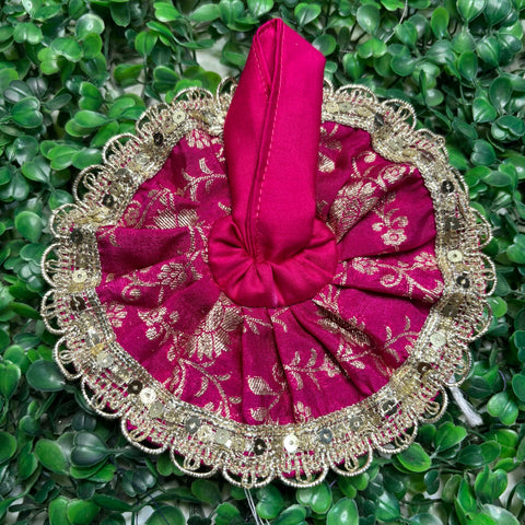 1,2 No. Laddu Gopal Banarasi Fabric Dress