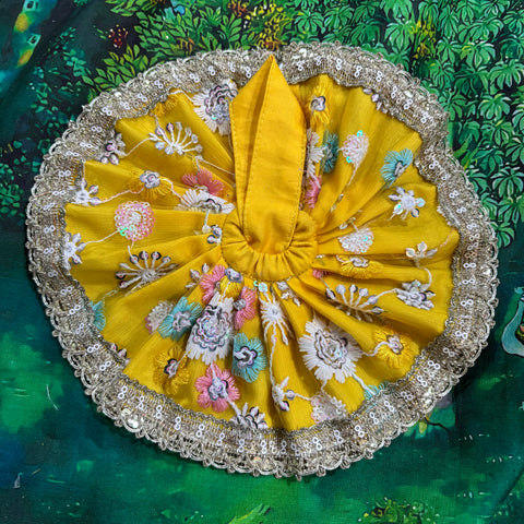 3,4 No. Laddu Gopal net Fabric Dress❤️