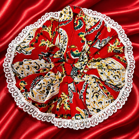 3,4 No laddu Gopal net fabric fancy dress