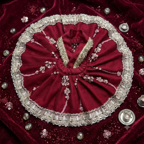 3,4 No laddu Gopal net fabric fancy dress