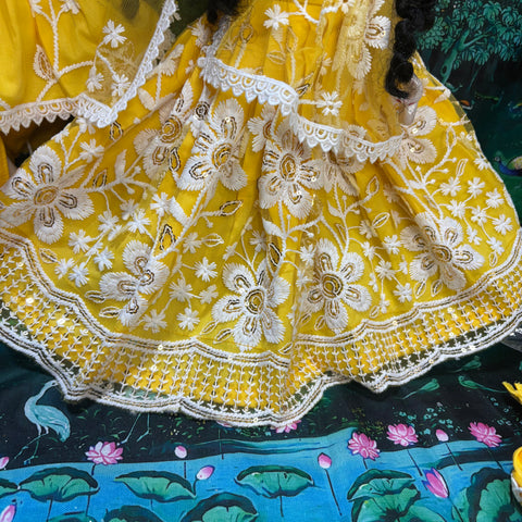 15 Inch Yugal Sarkar Net Fabric Heavy Dress
