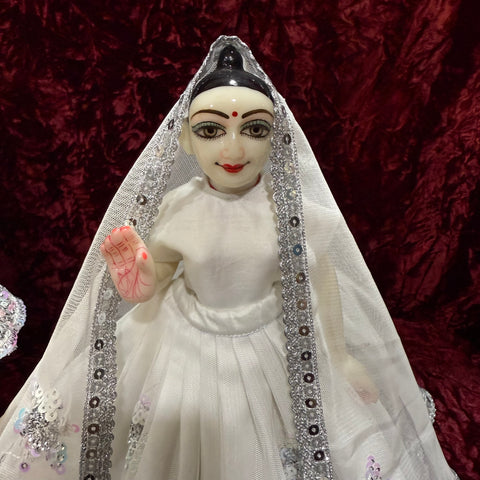 12 Inch Yugal Sarkar Dress 8 Inch Lehanga White