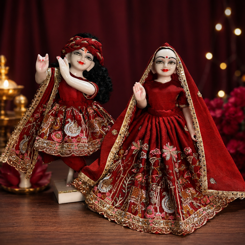 18 inch Yugal Sarkar Heavy Border Dress❤️