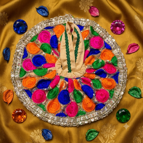 9,10 No laddu Gopal net fabric fancy dress