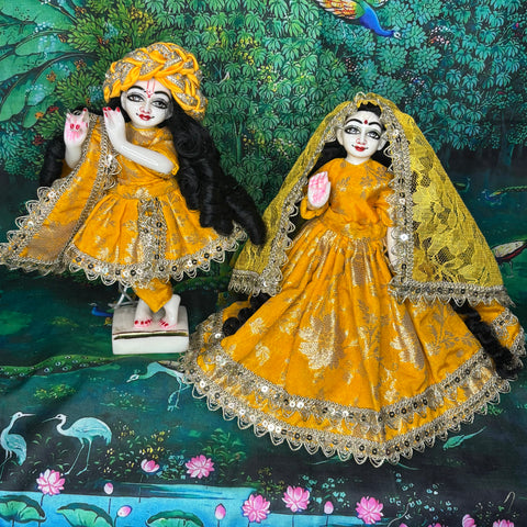 9 inch Yugal Sarkar Banarasi Fabric Dress