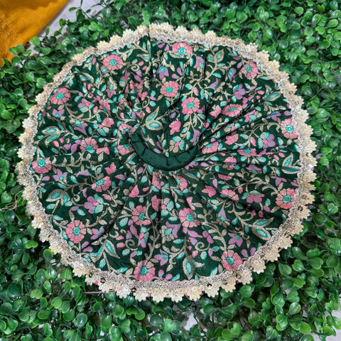 3,4 No. Fancy Dress Green