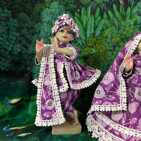 🌸12 inch yugal sarkar cotton dress