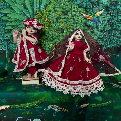 9 inch yugal sarkar net dress