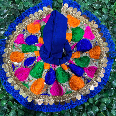 1,2 Number Laddu Gopal Banarasi Dress With Astar