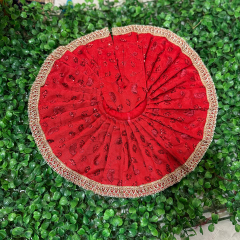 3,4 No. Fancy Dress Red