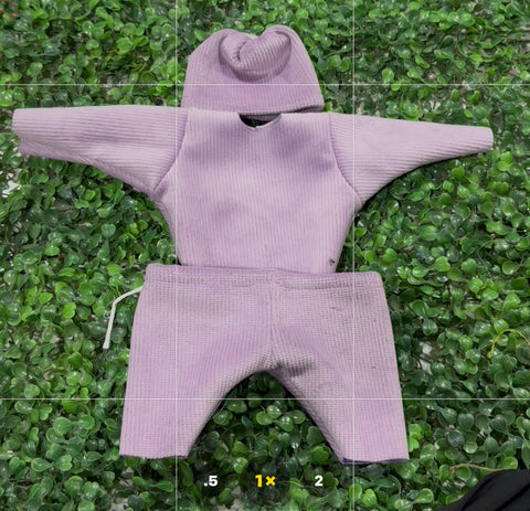10 No. Winter Poshak 3 pcs dress lavender