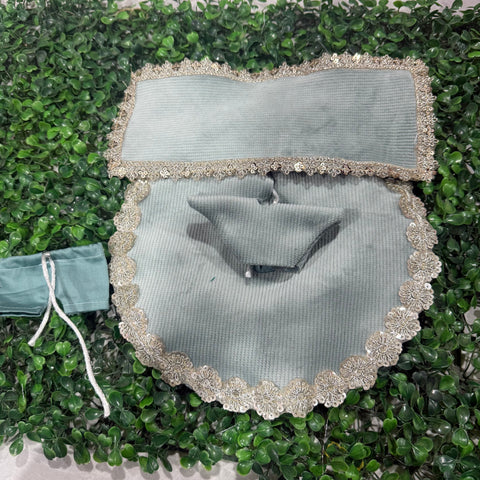 3,4 No. Radha Rani Dress With Shawl