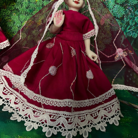 9 inch yugal sarkar net dress