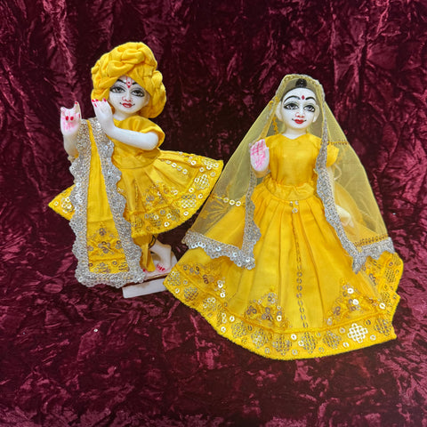 9 Inch Yugal Sarkar Dress Yellow