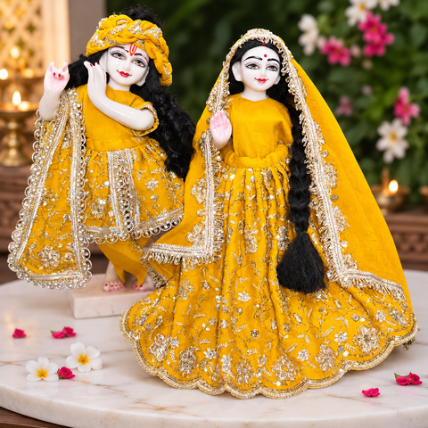 15 Inch Yugal Sarkar Heavy Border Fabric Dress ❤️